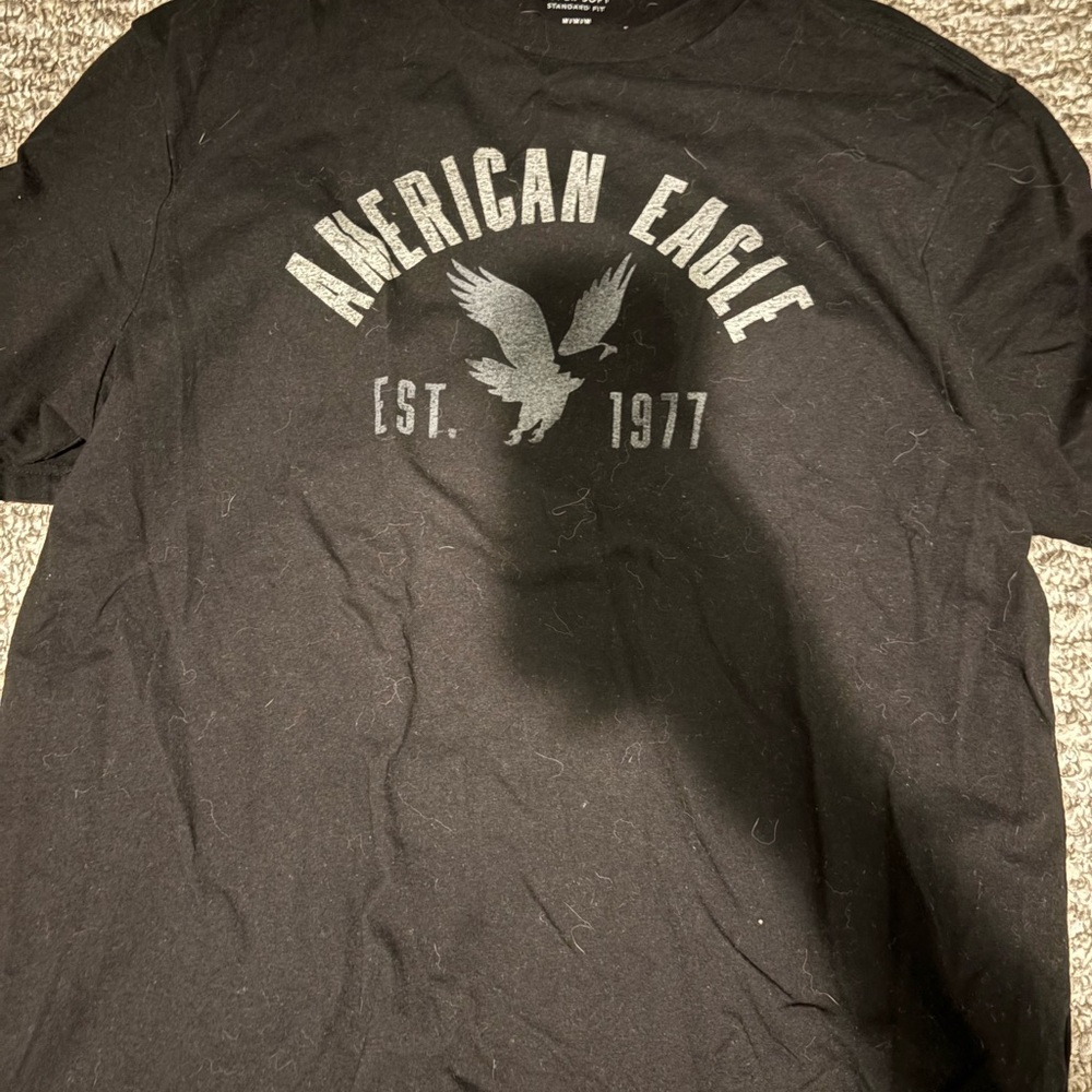 American Eagle Outfitters Black Graphic Tee